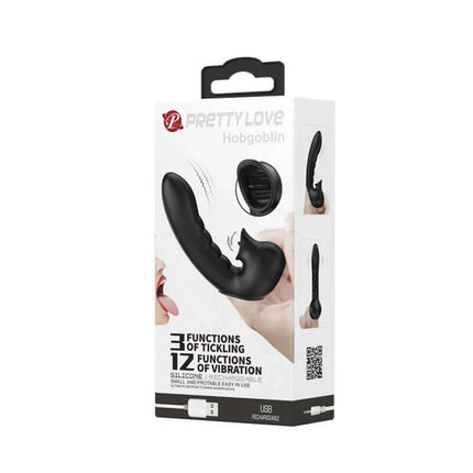 Hobgoblin Vibrating Finger Sleeve & Stimulating Tongue in retail packaging