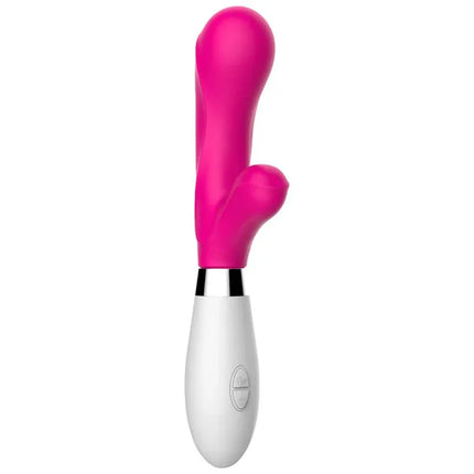 Maverdick Silicone Vibe Pink with ergonomic handle and soft, body-safe silicone for targeted pleasure and intense dual-motor stimulation.