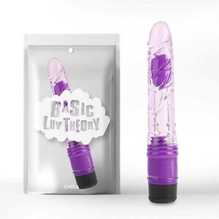 8.8 Purple Multi-Speed Vibrator with semi-transparent purple design and adjustable intensity features, displayed in packaging.