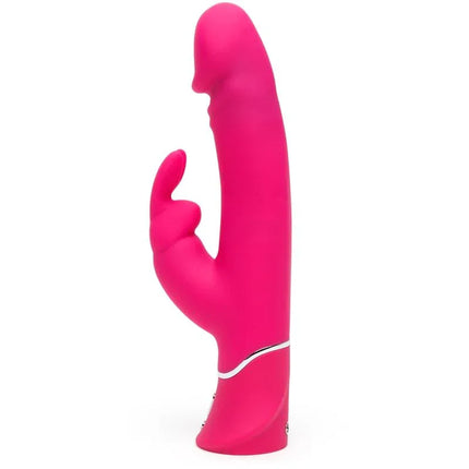 Realistic Dual Density Rabbit Vibe Pink with lifelike silicone texture and multiple vibration functions for immersive pleasure.
