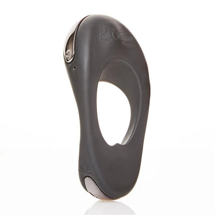 Atom Plus Virbrating Penis Ring and Perianal Stimulator Black dual motor