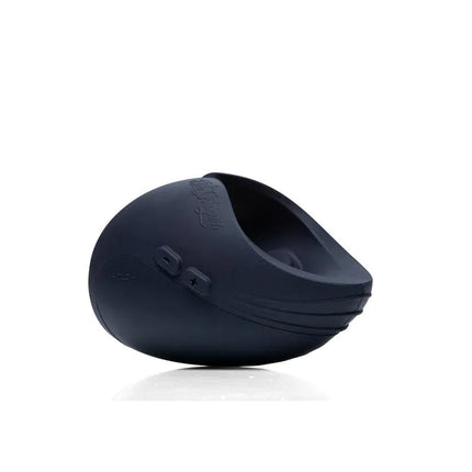 Couple Masturbator Pulse Duo Lux with hands-free operation and wrist remote controls, featuring 8 speeds and Turbo mode.