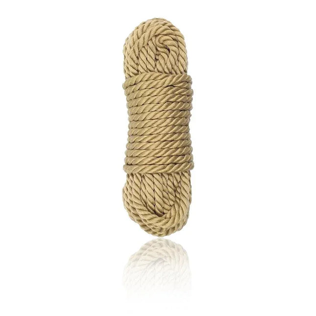 Synthetic Hemp Bondage Rope Nature 10 Meter in natural tone for BDSM play