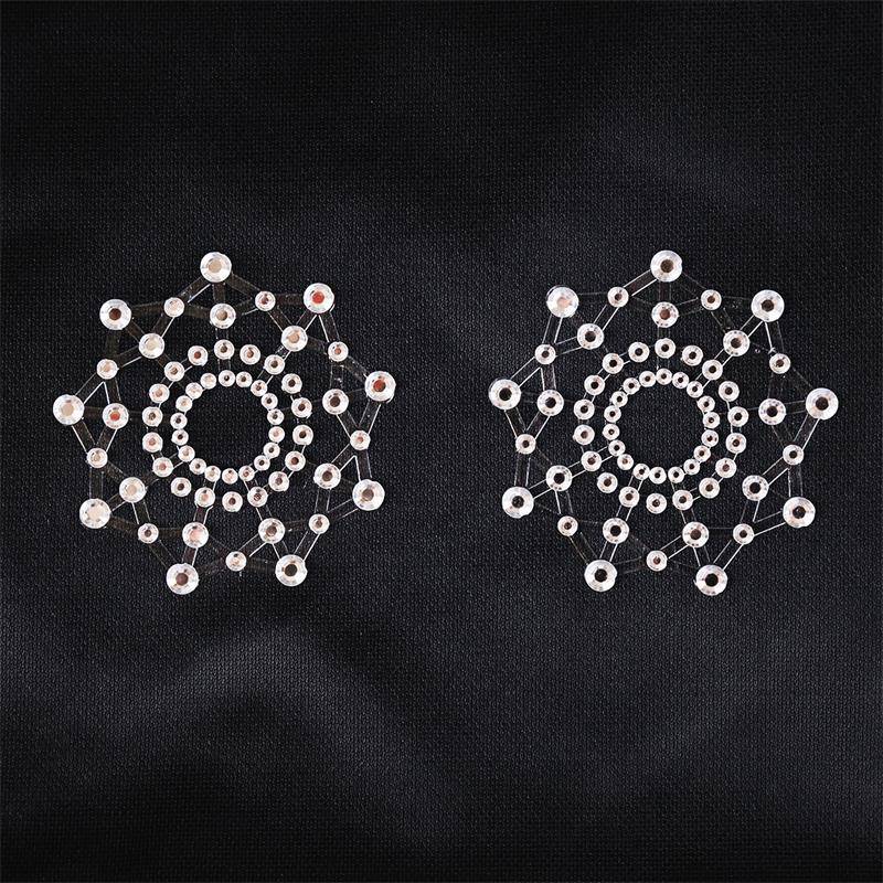 Snowflake Nipple Covers White