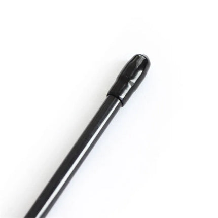 Feather Tickler 40 cm Black from Latetobed BDSM Line, smooth black handle, ideal for erotic foreplay and sensory play.