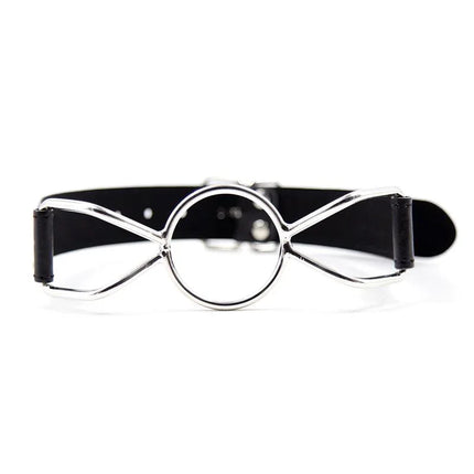 Metal O Ring Ball Gag 4.5 cm Size M with adjustable strap and durable metal construction for adventurous couples