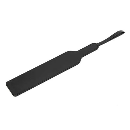Black Leather Paddle 40 cm BDSM accessory for intimate play