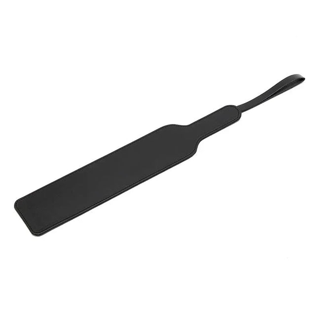 Black Leather Paddle 40 cm BDSM accessory for intimate play