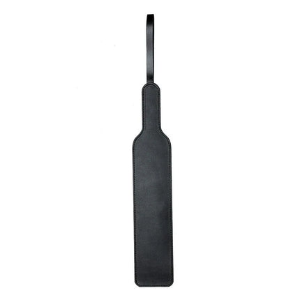 Paddle Leather 40cm black BDSM paddle with spikes, 40 cm length, high-quality leather, perfect for beginners and experts.