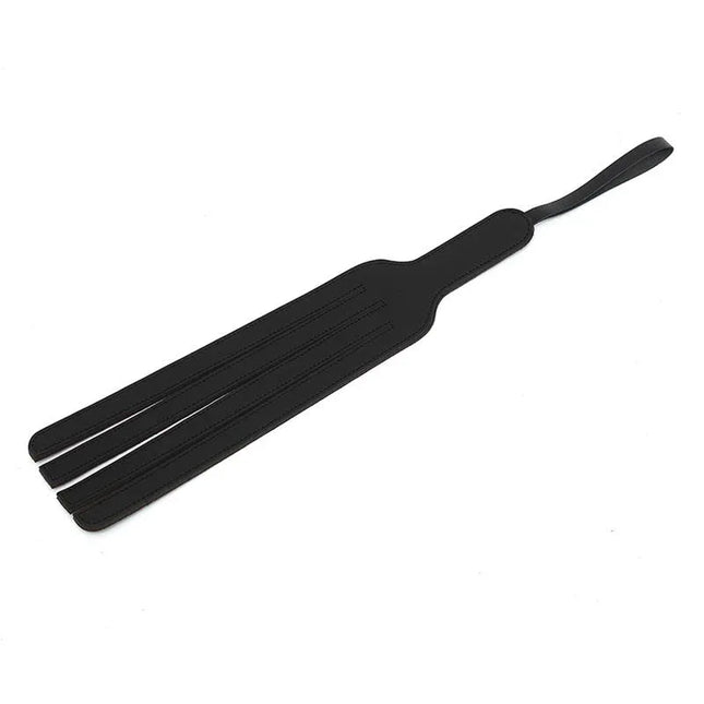 Paddle Leather 40 cm in black, genuine leather BDSM paddle for heightened sensory play.