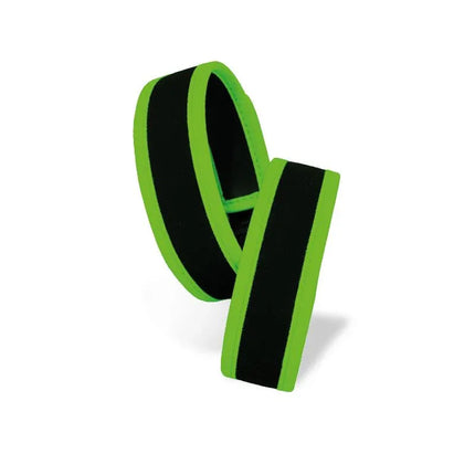 Glow in the Dark Velcro Armbands, luminous Neoprene and vegan leather for bold self-expression at parties.