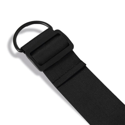 Black strap detail of Glow in the Dark Door Restraints for BDSM enthusiasts.