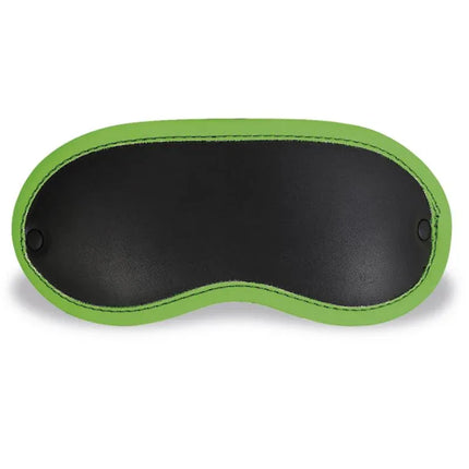 ow ne in the Dark Blindfold with matte black body and glowing green edges for intimate, illuminated fetish play.