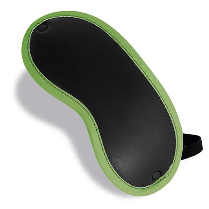 ow ne in the Dark Blindfold with glowing green edges and matte black design, perfect for fetish and bondage play.