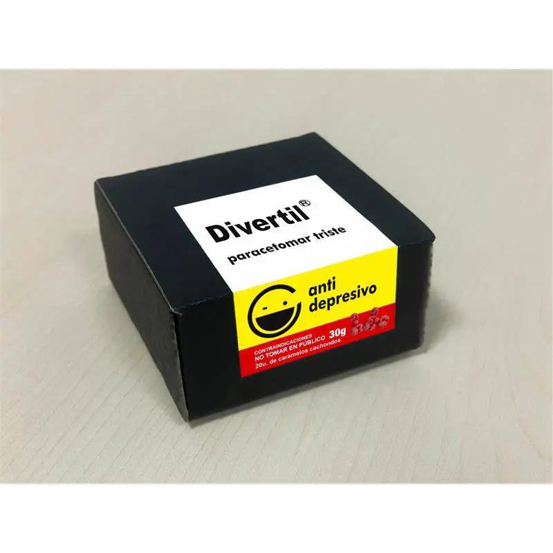 Box of 20 penis shaped candies with strawberry cherry flavor