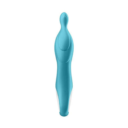 A-Mazing 2 Stimulator Turquoise dual-motor vibrator for targeted A-spot stimulation, featuring ergonomically curved shaft in turquoise color.