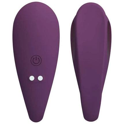 Aari Thumping Couple Toy with App - purple body-safe vibrator for intimate play