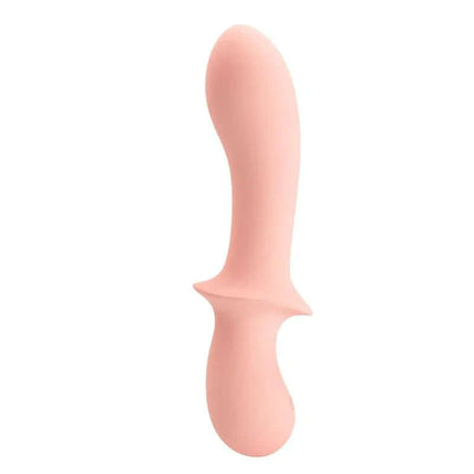 Abigal Vibrator Full Silicone with curved head for targeted stimulation; seamless, elegant design for comfortable use.
