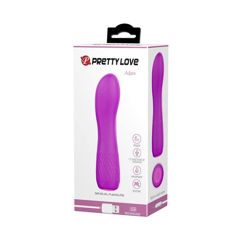 Adam Vibe 12 Functions Purple - secretsextoys.store