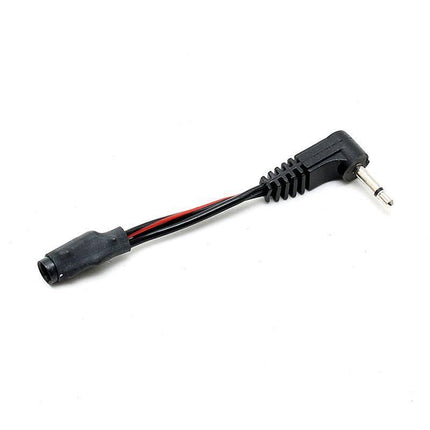 Adapter Wire for electro-stimulation toys with 2.5 mm female and 4 mm male connectors, compatible with Orion and Mystim, black color