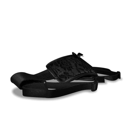 Black Adjustable Harness De Luxe for role-play, adjustable from S to XL, designed for couples.