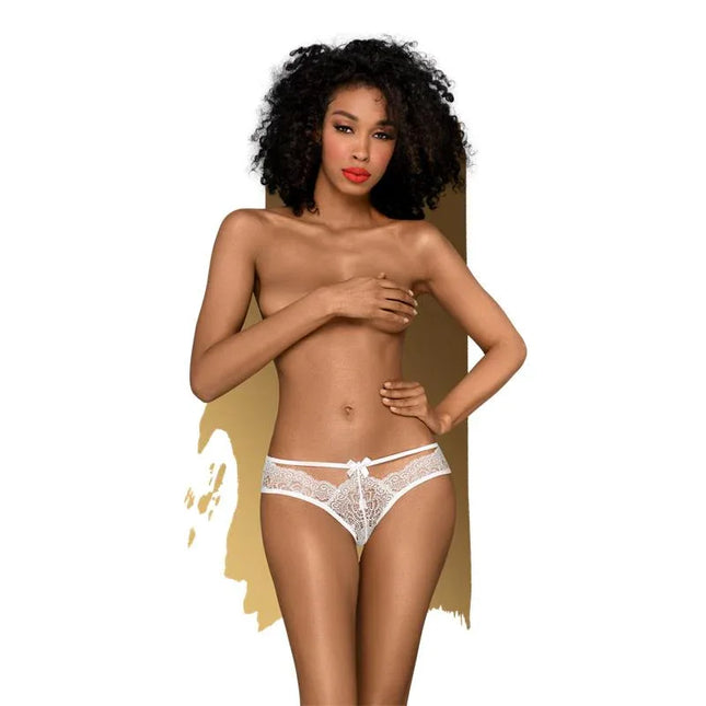 Adore Me Panties White from Penthouse, showcasing luxurious lace design and comfort fit for everyday wear.