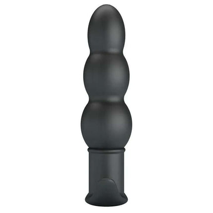 Aeaeas Vibrating Anal Plug made from soft silicone, designed for prostate stimulation and comfort, 11 cm length, 3 cm width.