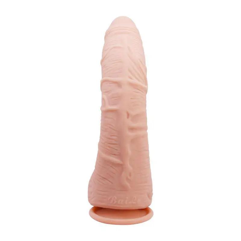 Alex Curved Dildo with Testicles G - Spot Suction Cup Flesh - secretsextoys.store