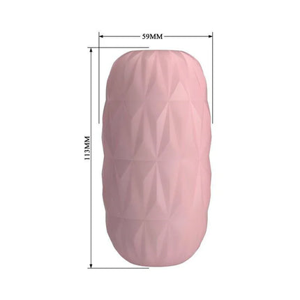 Alice Men Masturbator Pink with textured surface and dimensions 113mm by 59mm.