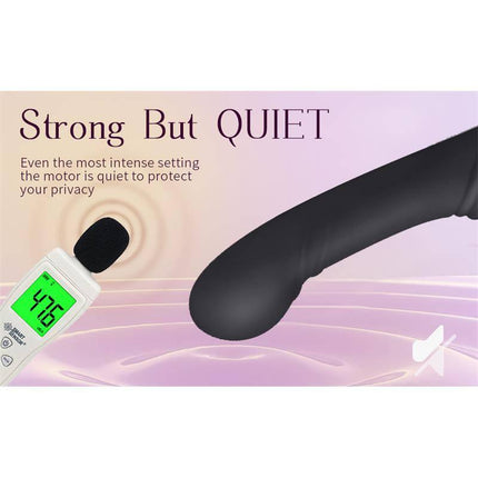 Allow Vibe with rotation and thrusting massager featuring quiet motor for privacy