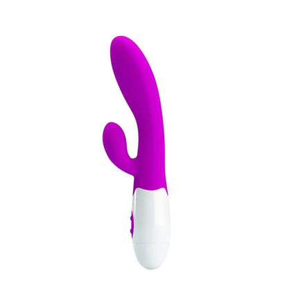 Alvis 30 Function Vibe Pink dual-motor vibrator for internal and external pleasure with 30 customizable vibration patterns.