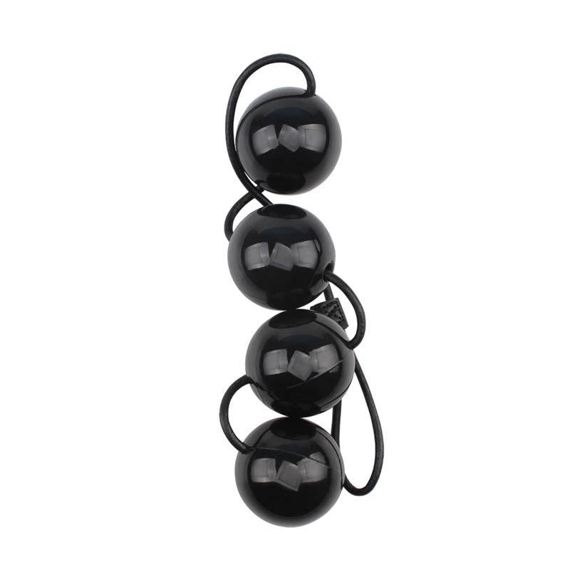 Anal and Vaginal Balls 60 x 5 cm Negro - secretsextoys.store