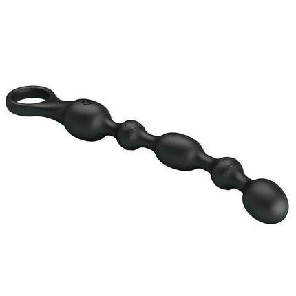 Pretty Love Anal Beads with Vibration, body-safe silicone, 10 functions, ideal for enhanced pleasure and comfort.
