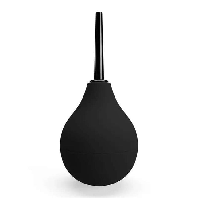 Anal Douche Black 224 ml high-performance cleansing tool, soft medical-grade PVC, discreet design for comfort and hygiene.