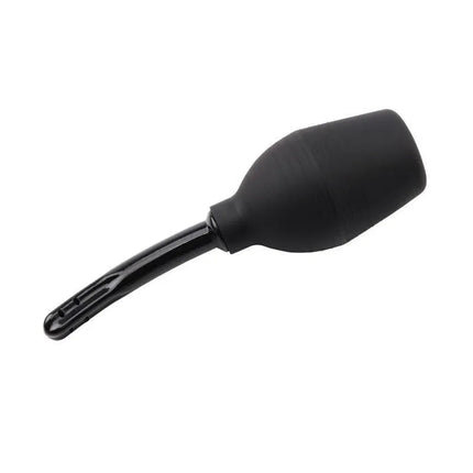 Anal Douche Booty Cleanse 25.5 cm Black with long neck and extra cover for comfortable use