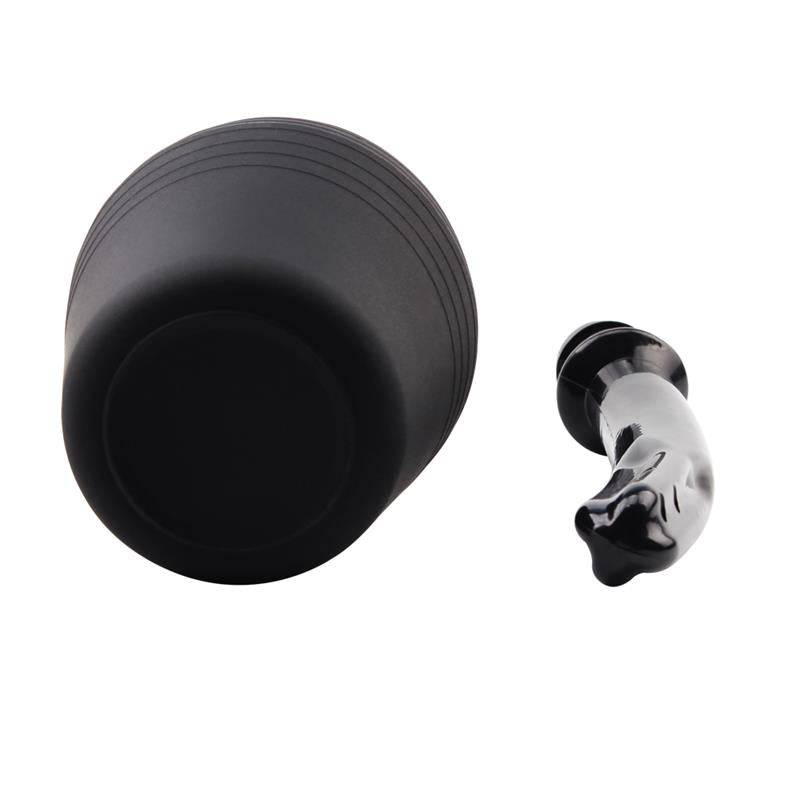 Anal Douche Booty Cleanse 25.5 cm Black - secretsextoys.store