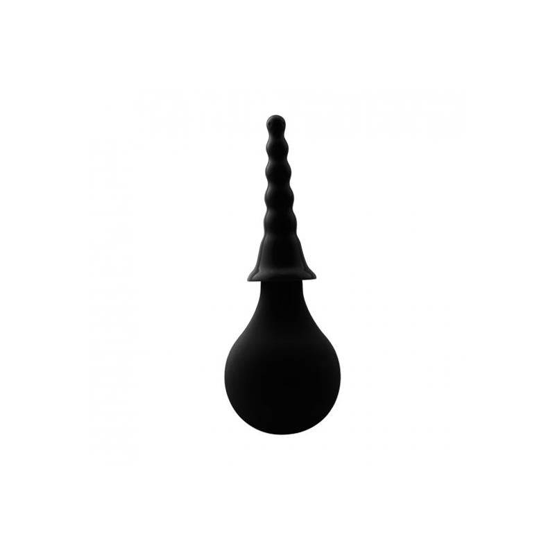 Anal Douche Set 15 cm Black - secretsextoys.store