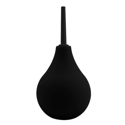 Anal Duche Easy Clean 17 cm Black ergonomic douche, long neck, phthalate-free, black color, 17 cm long for confident, thorough cleansing.