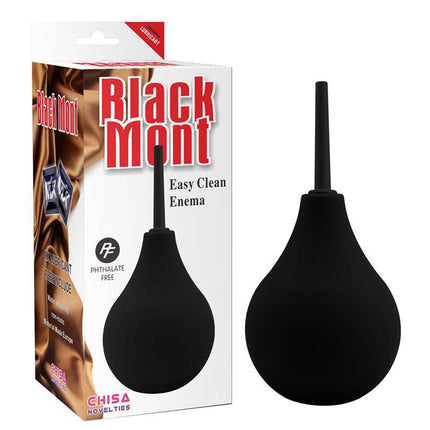 Anal Duche Easy Clean 17 cm Black premium anal douche for hygiene
