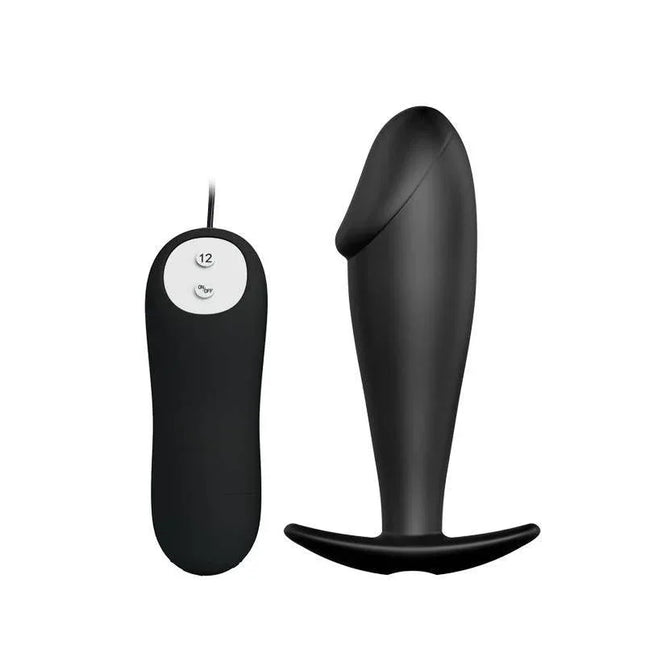 Anal Plug Black with Remote Control featuring ergonomic design and premium materials for enhanced pleasure.
