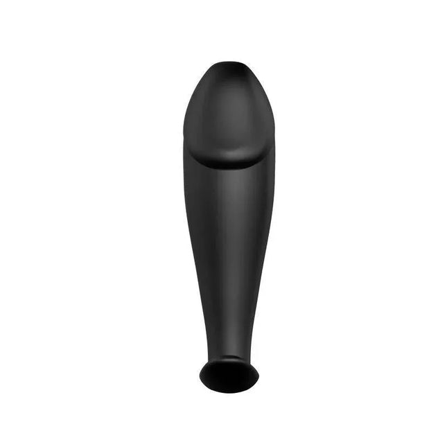 Anal Plug Black with Remote Control, premium silicone material, compact design, black color