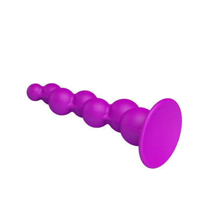 Anal Plug Passion Purple, bubble-shaped soft-touch silicone for comfort and stimulation, waterproof design, hands-free use.