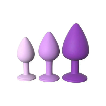 Anal Plug Trainer Set - 3-Piece Silicone Kit for Safe Anal Play