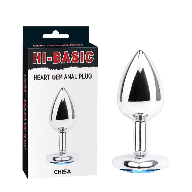 Anal Plug with Heart Gem - secretsextoys.store