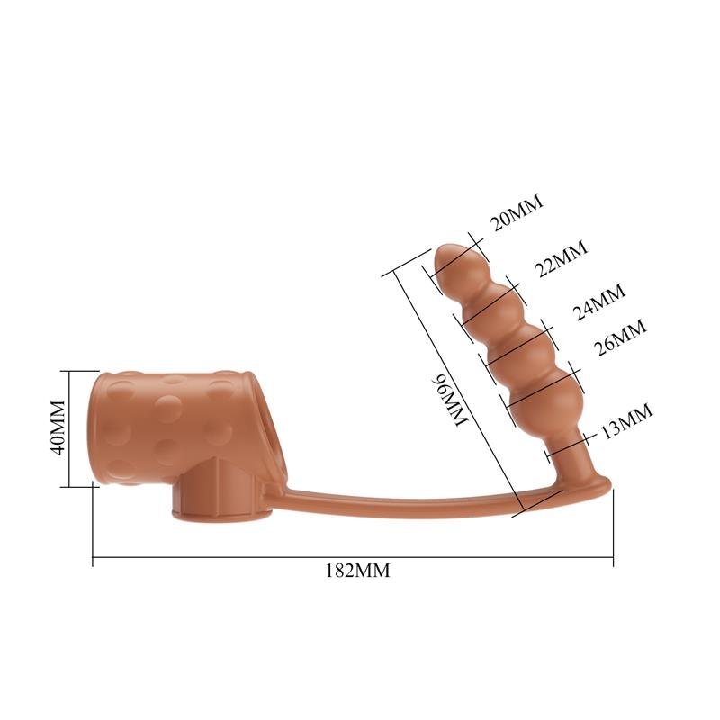 Anal Plug with Penis Sleeve - secretsextoys.store