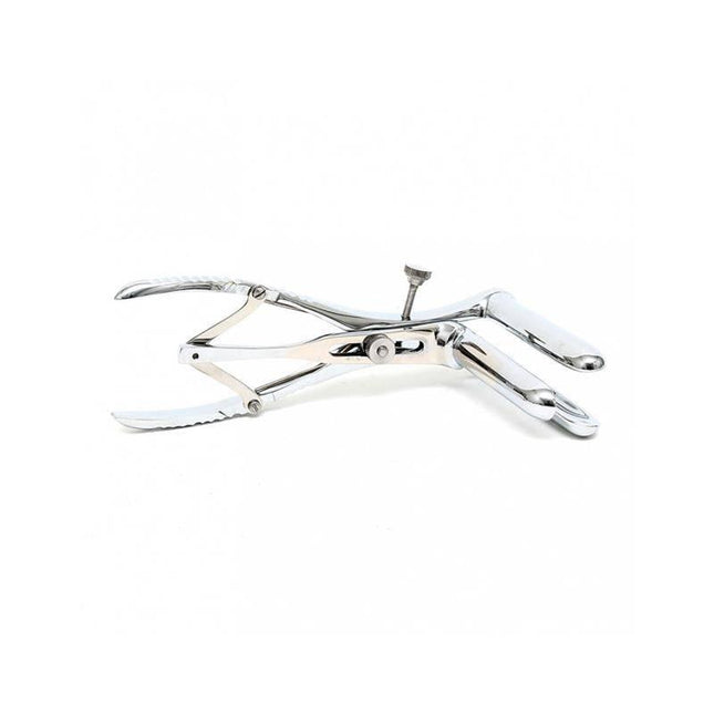 Anal Speculum with 3 Spoons Chrome Silver, professional rectal instrument for clinical anal examinations, featuring a three-spoon design.