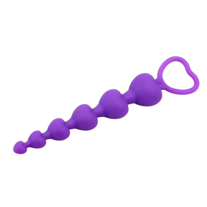 Analk Chain Heart Booty Beads - secretsextoys.store