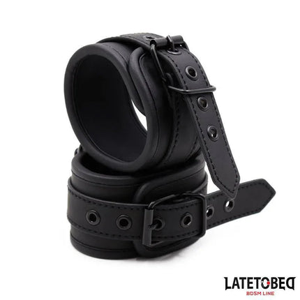 Black Ankle Restraints Neoprene Adjustable for comfort and sensory play