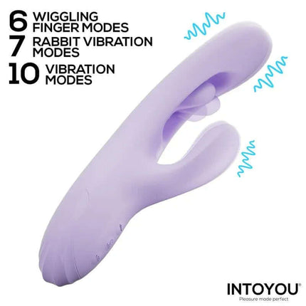 Annio G-Spot Vibrator with Internal Wiggling features curved design and customizable modes for enhanced pleasure