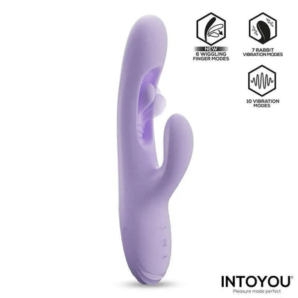 Annia G-Spot Vibrator with Internal Wiggling featuring three motors, customizable modes, and ergonomic design by INTOYOU
